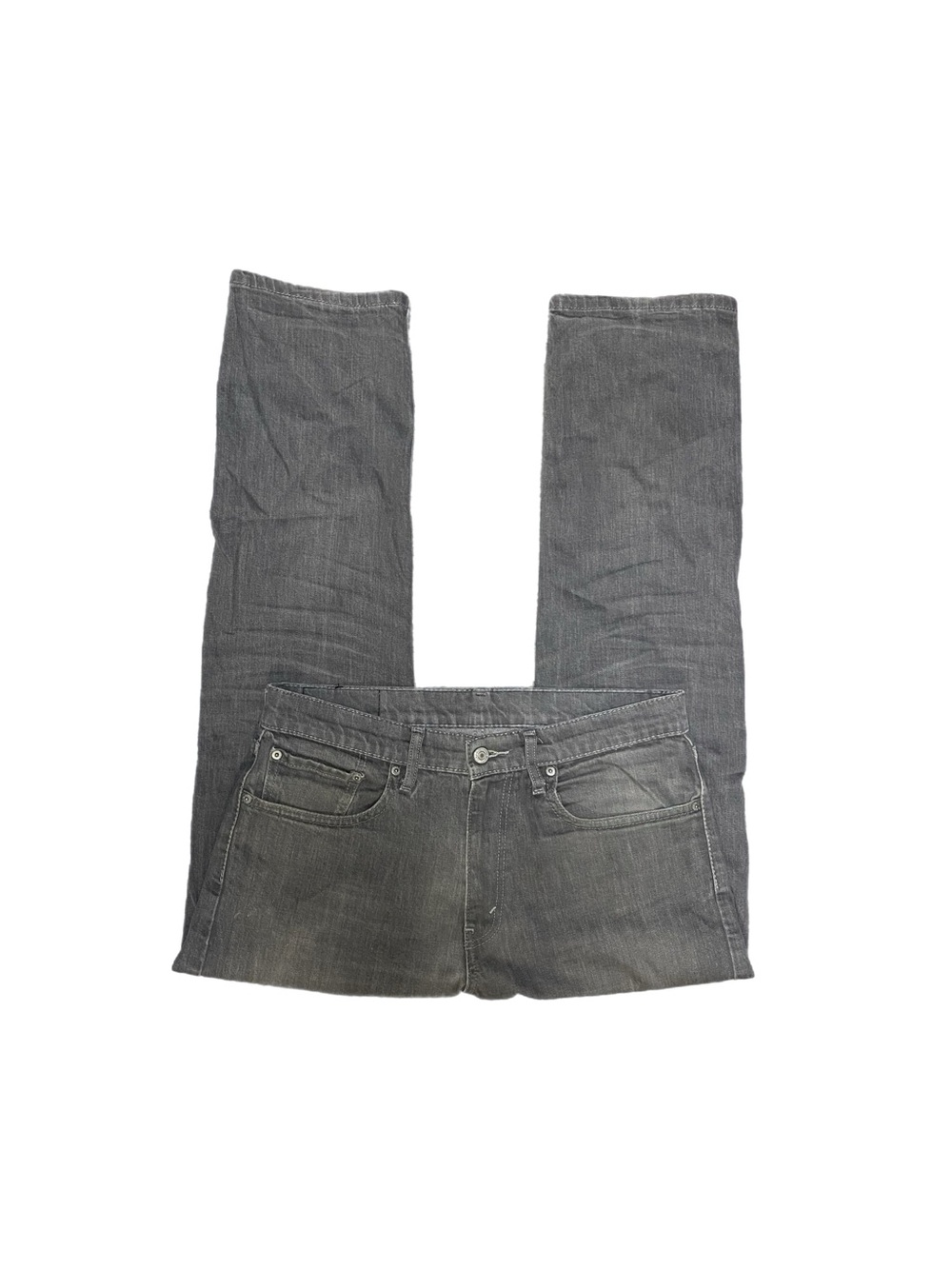 Mens LEVIS 505 Charcoal Jeans